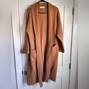 MANGO SWEATER COAT - SMALL